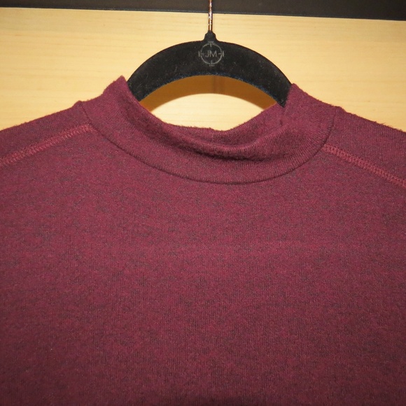 Ultra Soft Mock Neck Sweater Dress - Picture 2 of 2